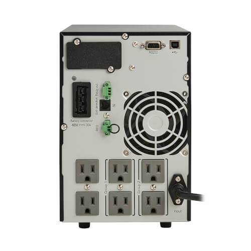 Tripp Lite SU1500XLCD 1500VA / 1350W Online Double-Conversion UPS — Back view