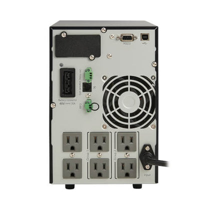 Tripp Lite SU1500XLCD 1500VA / 1350W Online Double-Conversion UPS — Back view