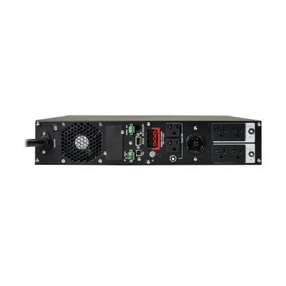 Tripp Lite SU3000RTXLCD2UTAA 3000VA / 2700W Online Double-Conversion UPS (Rackmount (2U)) — Rear detail