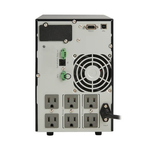 Tripp Lite SU700XLCD 700VA / 630W Online Double-Conversion UPS — Back view