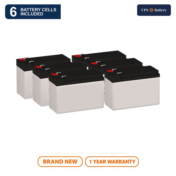 UPSPlusBattery compatible Tripp Lite Dell 1920W JNK3P UPS Battery Set (Replacement) replacement battery set with 6 battery cells, brand new, 1 year warranty