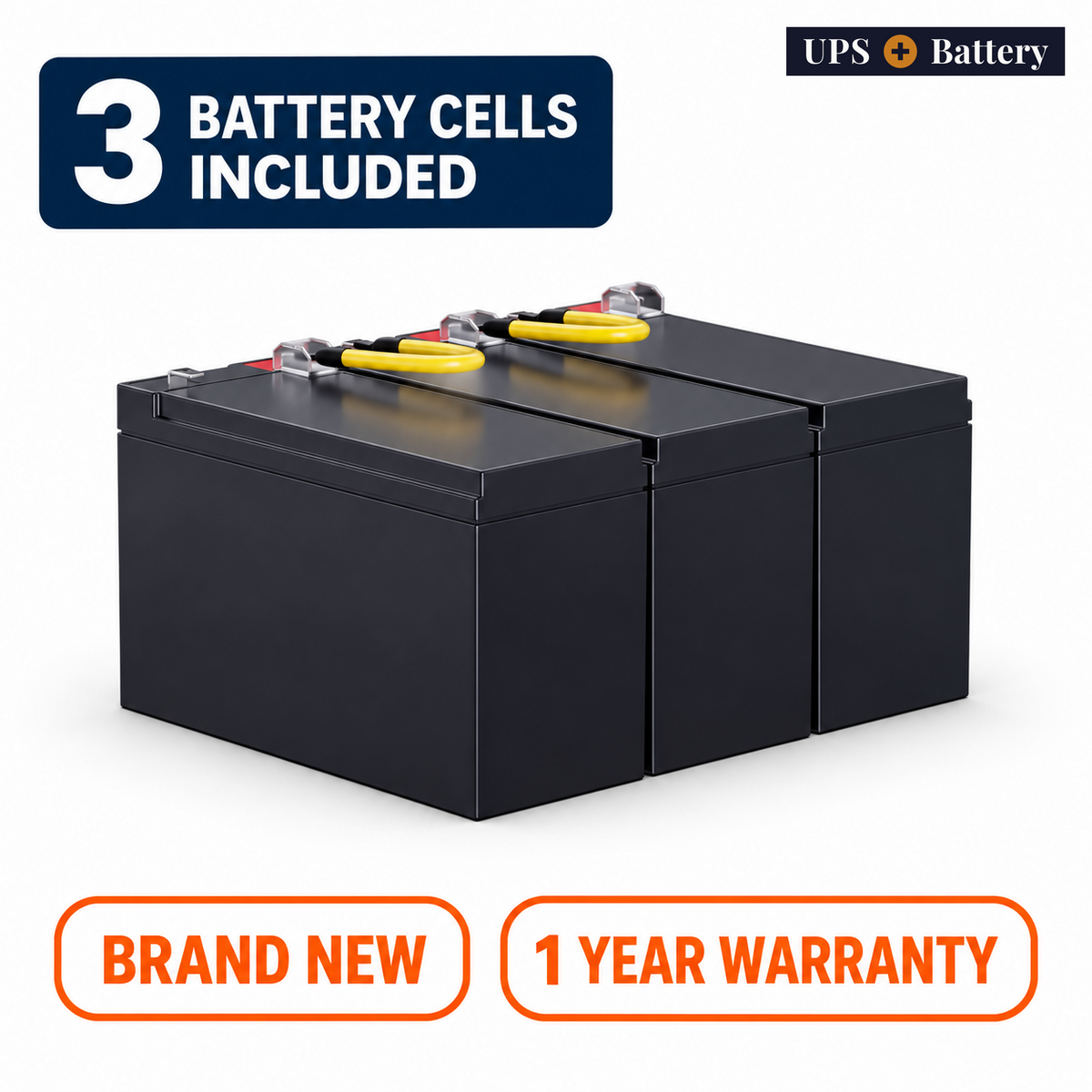 Batterie de remplacement pour CyberPower Systems OL1500RTXL2U - compatible RB1290X3