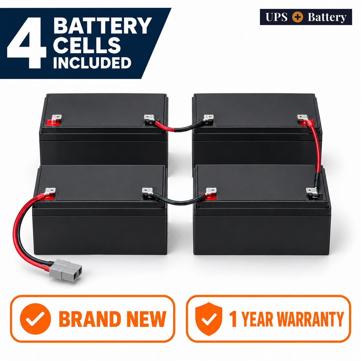 Batterie de remplacement pour CyberPower Systems Smart App Sinewave montage en rack - compatible RBN1290X4