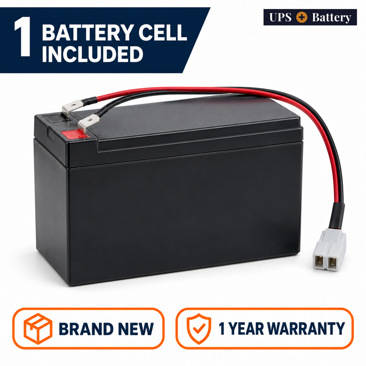 Batterie de remplacement pour Vertiv Liebert Edge & PowerUPS 100 Standby - compatible VBATKIT104