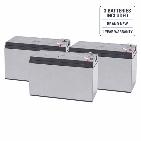 3 batteries included, brand new, 1 year warranty