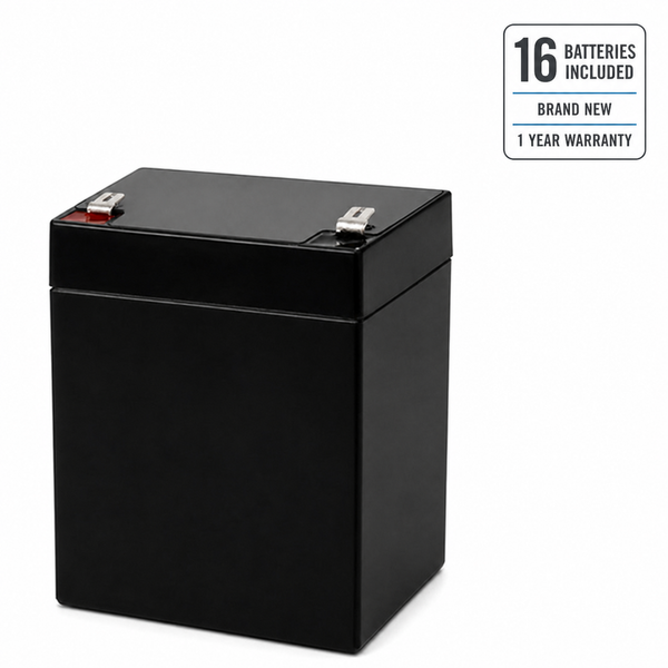 16 batteries included, brand new, 1 year warranty