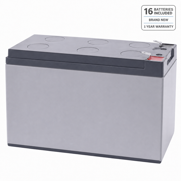 16 batteries included, brand new, 1 year warranty