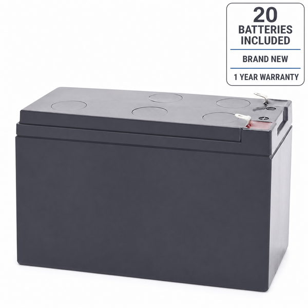 20 batteries included, brand new, 1 year warranty