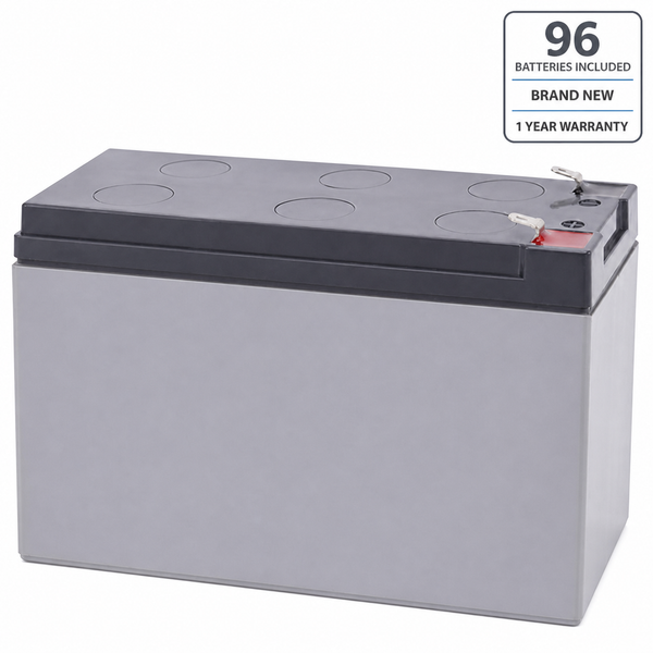 96 batteries included, brand new, 1 year warranty