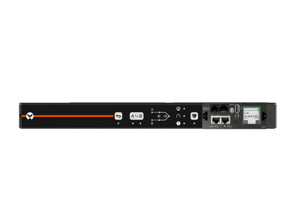 Vertiv Rack PDU - 1U 120V OR 208V OR 230V 10A OR 15A C14 Inlet (10) Locking IEC C13 Monitored UNIT Level