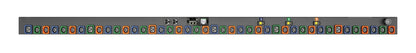Vertiv Rack PDU - (36) Locking IEC C13, (6) Locking IEC C19, (2) NEMA 5-20R 0U 120/208V WYE 30A L21-30P