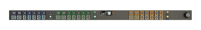 Vertiv Rack PDU - 0U, 240/415V WYE, 40A, 3P+N+E (IP44), (30) Locking IEC C13, (12) Locking IEC C19, Monitored UNIT Level EC