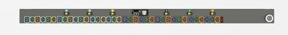 Vertiv Rack PDU - 0U, 208V Delta, 60A, 3P+E (IP44), (24) Locking IEC C13, (12) Locking IEC C19, Switched UNIT Level Monitoring EC