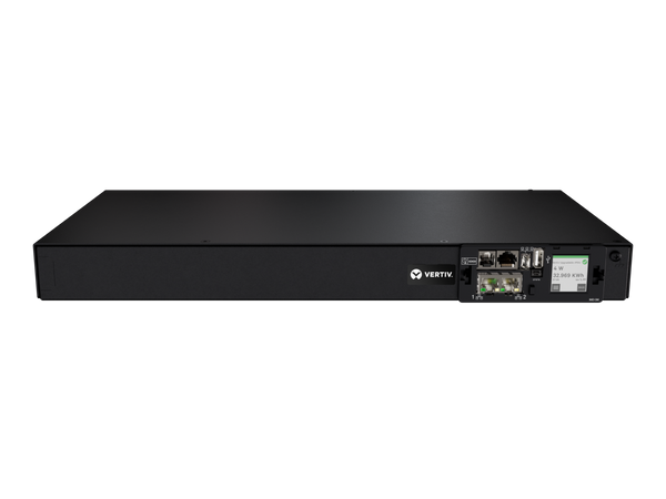 Vertiv Rpdu, Monitored UNIT Level EC, 20A, 120V, 1.9KW, Horizontal, (10) NEMA 5-20R, 10FT Power CORD with 5-20P, Black Powder Coat.