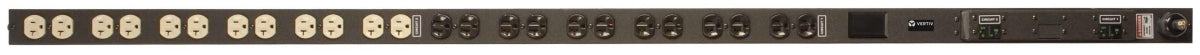 Vertiv Rack PDU - 0U, 120V, 30A, L5-30P, (24) 5-20R, Basic Standard
