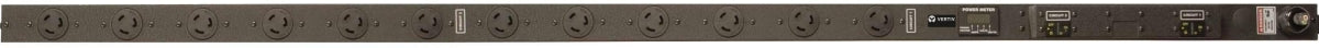 Vertiv Rack PDU - 0U, 208V, 30A, L6-30P, (12) L6-20R, Metered Standard