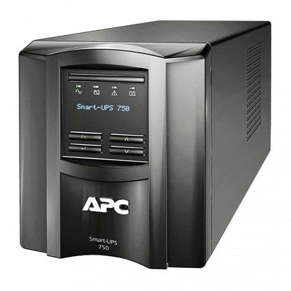 APC Smart-UPS SMT750 750 VA / 500 W Tower Line-Interactive UPS, Refurbished